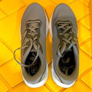 New Balance Gray and White Running Shoes